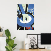 Parijs Kunst Franse Print Frankrijk Reis Poster (Thuiskantoor)