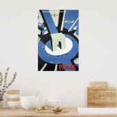 Parijs Kunst Franse Print Frankrijk Reis Poster (Keuken)
