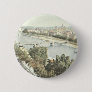 Parijs, La Seine Ronde Button 5,7 Cm