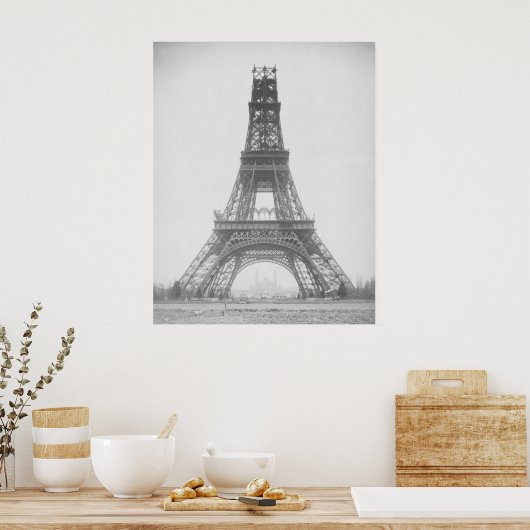 Parijs - La Tour Eiffel - 1889 Poster (Keuken)