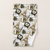 Parijs: La Tour Eiffel Bad Handdoek (Handdoek)