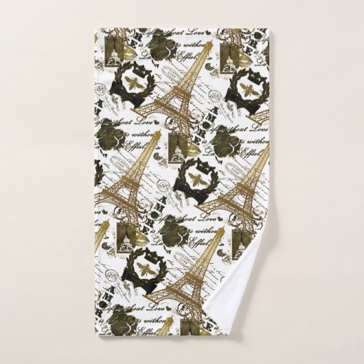 Parijs: La Tour Eiffel Bad Handdoek (Handdoek)