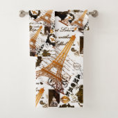 Parijs: La Tour Eiffel Bad Handdoek (Insitu)