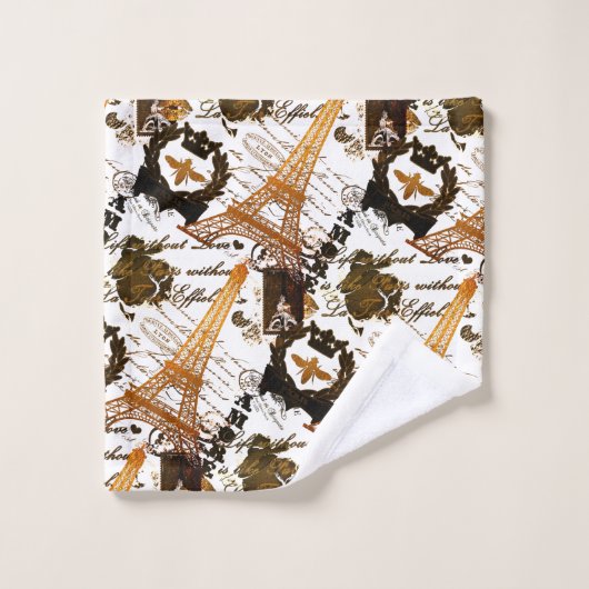Parijs: La Tour Eiffel Bad Handdoek (Wasdoekje)