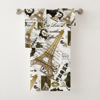 Parijs: La Tour Eiffel Bad Handdoek