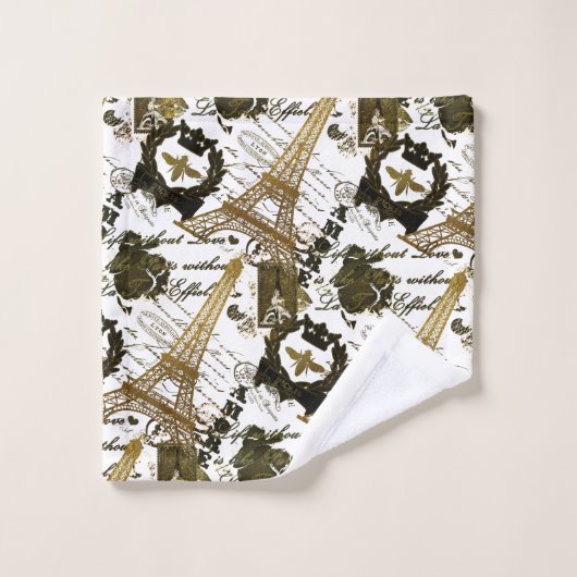 Parijs: La Tour Eiffel Bad Handdoek (Wasdoekje)