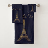 Parijs: La Tour Eiffel Bad Handdoek (Insitu)