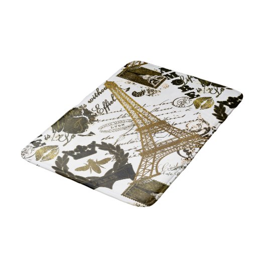 Parijs: La Tour Eiffel Badmat (Gekanteld)