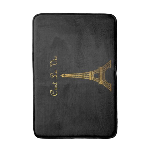 Parijs: La Tour Eiffel Badmat (Voorkant Verticaal)