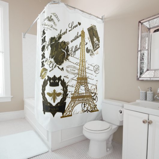 Parijs: :La Tour Eiffel Douchegordijn (In situ)