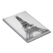 Parijs - La Tour Eiffel Eiffelturm  Notitieboek (Rechterzijde)