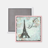 Parijs La Tour Eiffel Frans ontwerp Magneet (Voorkant / Achterkant)
