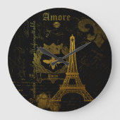 Parijs:La Tour Eiffel Grote Klok (Voorkant)