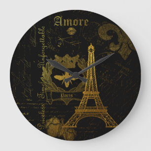 Parijs:La Tour Eiffel Grote Klok