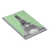 Parijs - La Tour Eiffel Notizblock Notitieboek (Rechterzijde)
