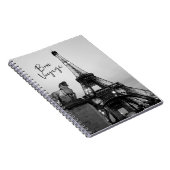 Parijs laat de Eiffeltoren op reis Notitieboek (Rechterzijde)