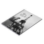 Parijs laat de Eiffeltoren op reis Notitieboek (Linkerzijde)