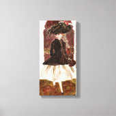 Parijs lampjes: Mode van Matisse Doll Canvas Afdruk (Voorkant)