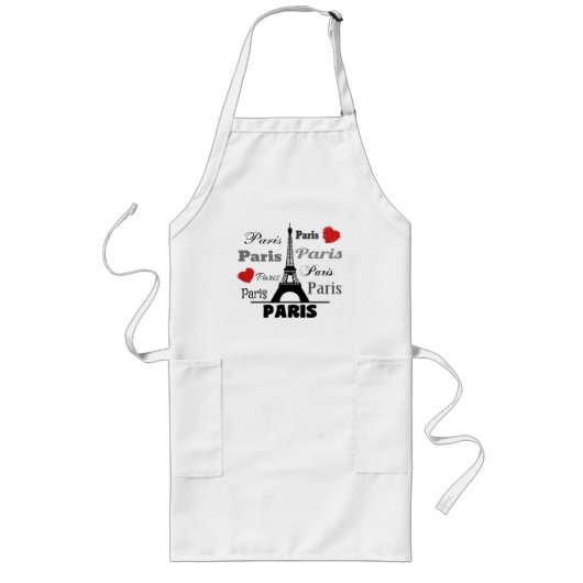 Parijs Lang Schort (Voorkant)