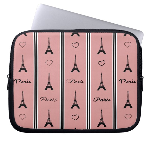 Parijs Laptop Sleeve (Voorkant)