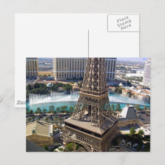 Parijs, Las Vegas Briefkaart (Voorkant / Achterkant)