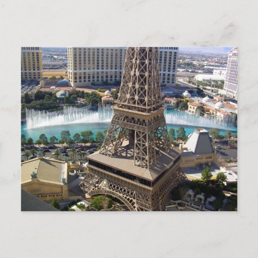 Parijs, Las Vegas Briefkaart (Voorkant)