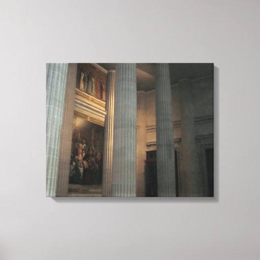Parijs - Le Pantheon Canvas Afdruk (Voorkant)