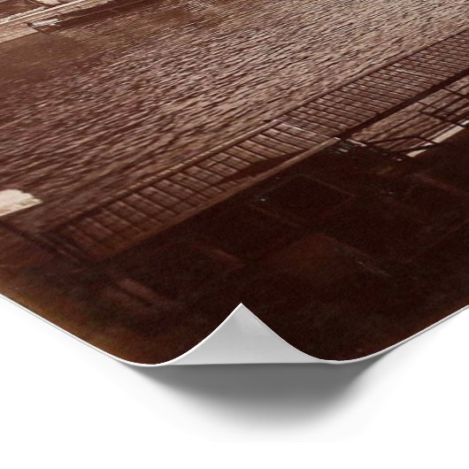 Parijs - Le Pont des Arts e l'Institut Poster (Hoek)