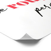 Parijs - Le Rouge Baiser (Rode Kus) Poster (Hoek)