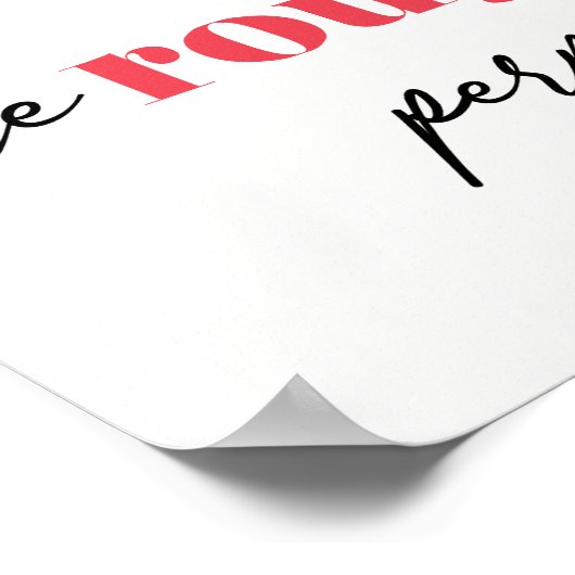 Parijs - Le Rouge Baiser (Rode Kus) Poster (Hoek)