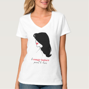 Parijs - Le Rouge Baiser (Rode Kus) T-shirt
