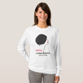 Parijs - Le Rouge Baiser (Rode Kus) T-shirt (Voorkant volledig)