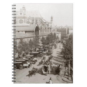 Parijs: Les Halles, C1900 Notitieboek