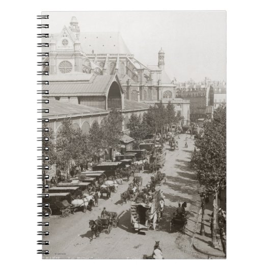Parijs: Les Halles, C1900 Notitieboek (Voorkant)