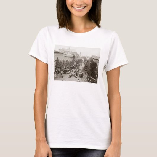 Parijs: Les Halles, C1900 T-shirt (Voorkant)