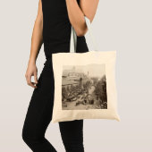 Parijs: Les Halles, C1900 Tote Bag (Voorkant (product))