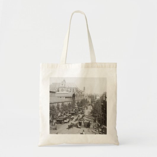 Parijs: Les Halles, C1900 Tote Bag (Voorkant)