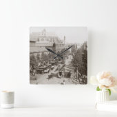 Parijs: Les Halles, C1900 Vierkante Klok (Huis)