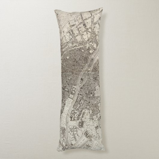 Parijs Lichaamskussen (Achterkant (Verticaal))