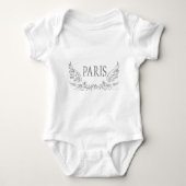 Parijs (liefde) - Wings en Swirls Romper (Voorkant)