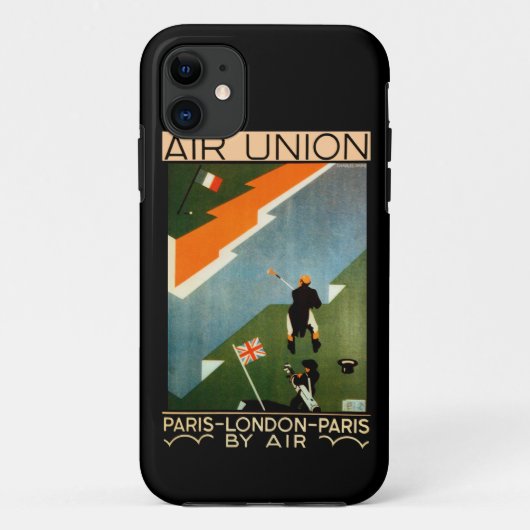 Parijs - Londen - Parijs door Air Case-Mate iPhone Case (Achterkant)