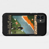 Parijs - Londen - Parijs door Air Case-Mate iPhone Case (Achterkant (horizontaal))