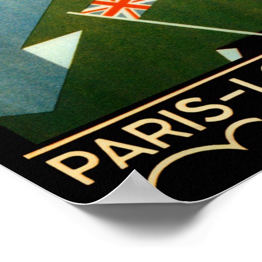 Parijs - Londen - Parijs door Air Poster (Hoek)