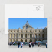 Parijs, Louvre Briefkaart (Voorkant / Achterkant)