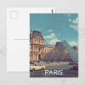 Parijs Louvre Briefkaart (Voorkant / Achterkant)