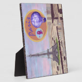 Parijs luchtverf met oliefabriek, porselein, A Fotoplaat (Zijkant)