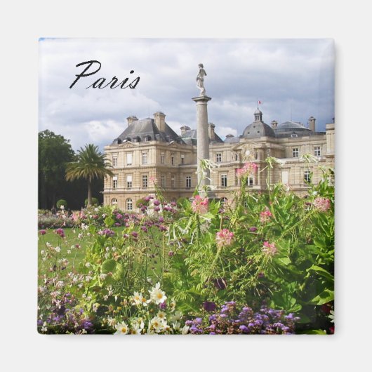 Parijs Luxemburg Gardens Magnet (Voorkant)