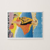  Parijs Lyon mediterraan reizen Legpuzzel (Horizontaal)