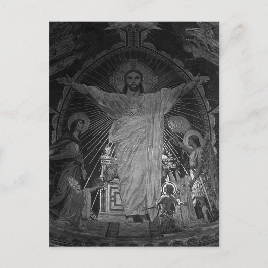 Parijs Main mosaic Sacred Heart jesus Briefkaart (Voorkant)