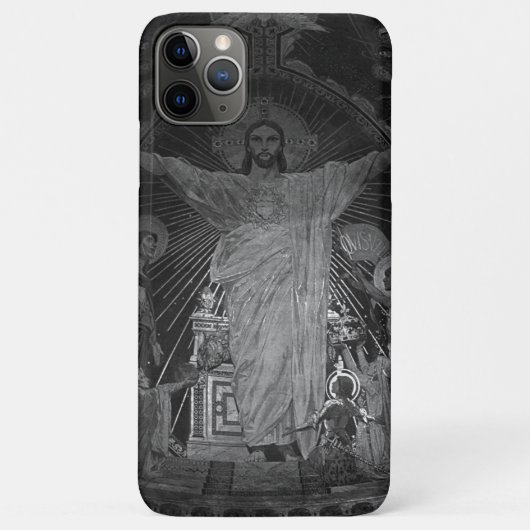 Parijs Main mosaic Sacred Heart jesus Case-Mate iPhone Case (Achterkant)